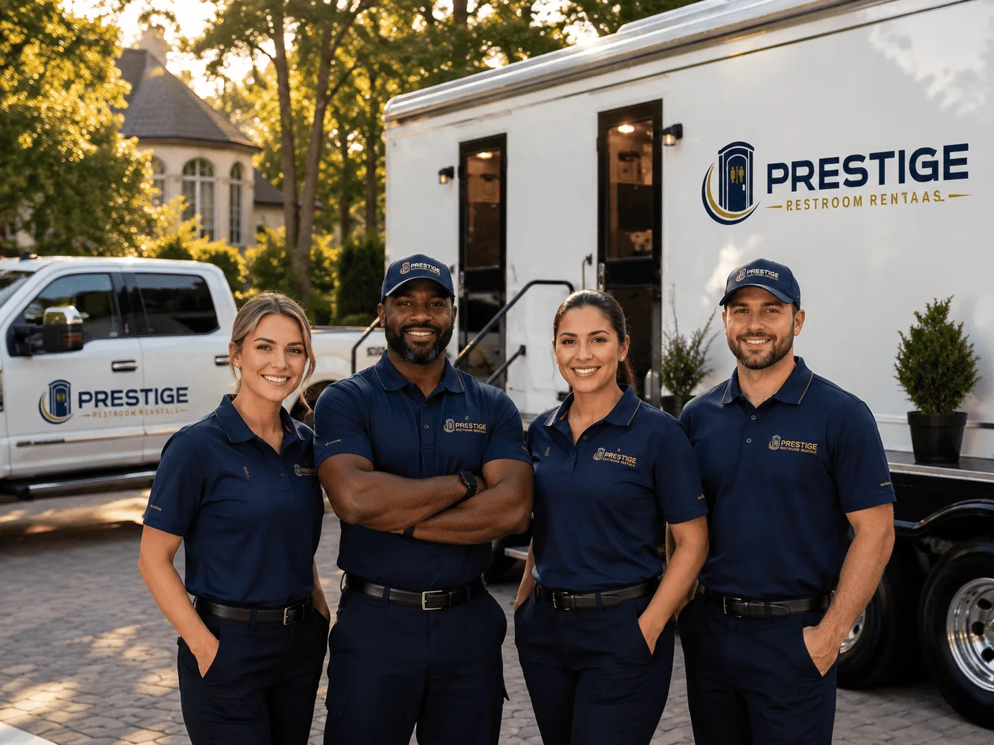 Trusted Luxury Portable Restrooms company in Malinta, OH
